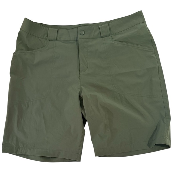 Eastern Mountain Sports Pants - Eastern Mountain Sports Women’s Green Hiking Shorts Nylon Spandex Size 14
